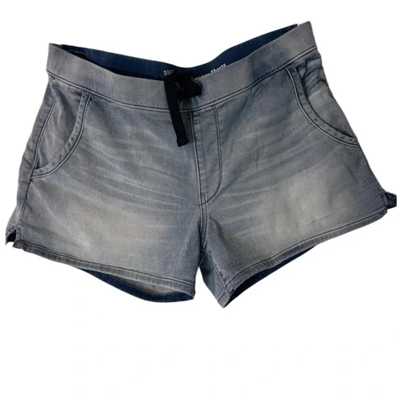 Signature by Levi Strauss Lounge Stretch Jean Shorts Casual Style Size 10/30W - Picture 1 of 10